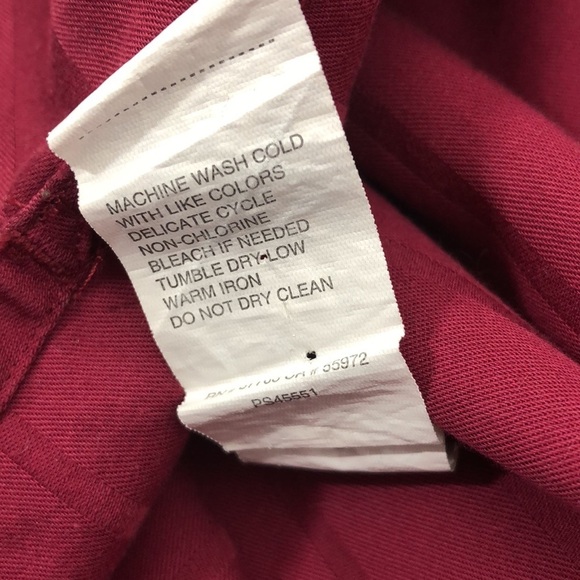 Perry Ellis men button down with stripes same color - Picture 5 of 8